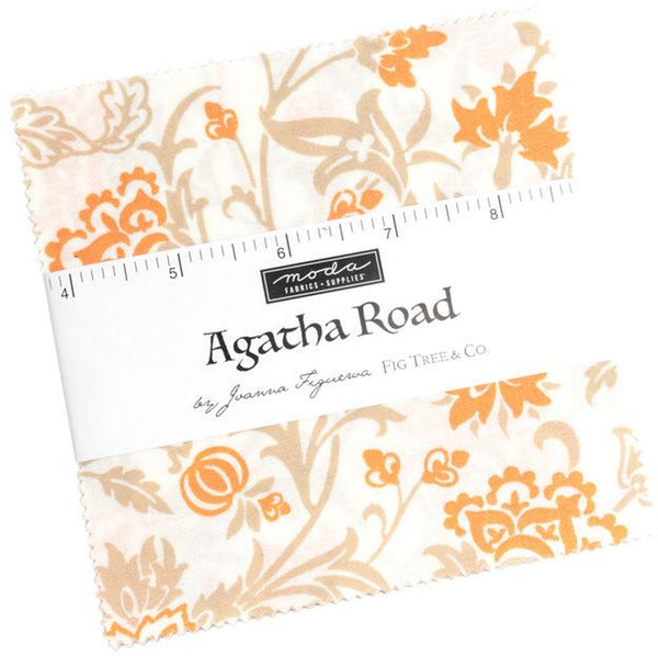 Agatha Road Charm Pack 5-inch Precut Fabric Squares by Joanna Figueroa for Moda Fabrics (42 pcs)