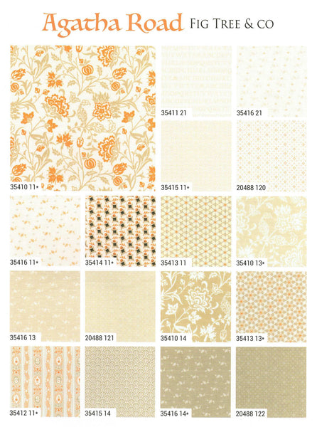 Agatha Road Charm Pack 5-inch Precut Fabric Squares by Joanna Figueroa for Moda Fabrics (42 pcs)