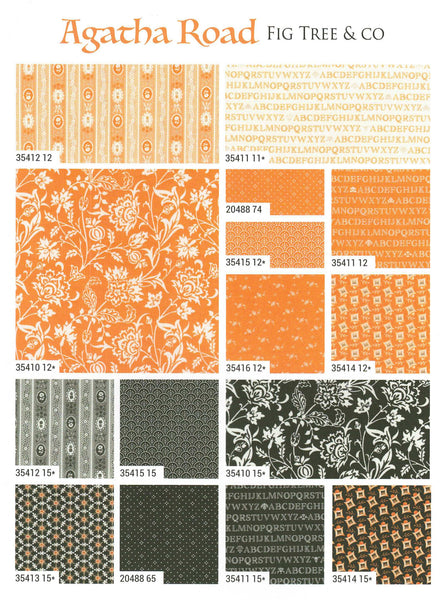 Agatha Road Charm Pack 5-inch Precut Fabric Squares by Joanna Figueroa for Moda Fabrics (42 pcs)
