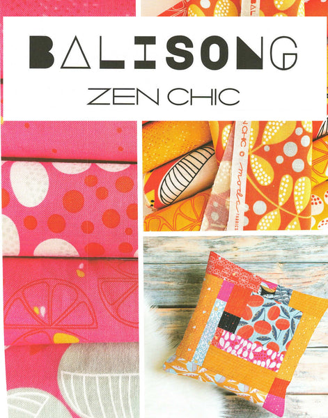 Balisong Charm Pack 5-inch Precut Fabric Squares by Zen Chic for Moda Fabrics (42 pcs)