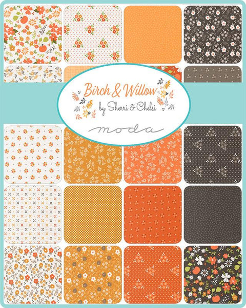 BIRCH & WILLOW Charm Pack by Sherri & Chelsi 100% Cotton 5-inch Precut Fabric Squares (42 pcs)