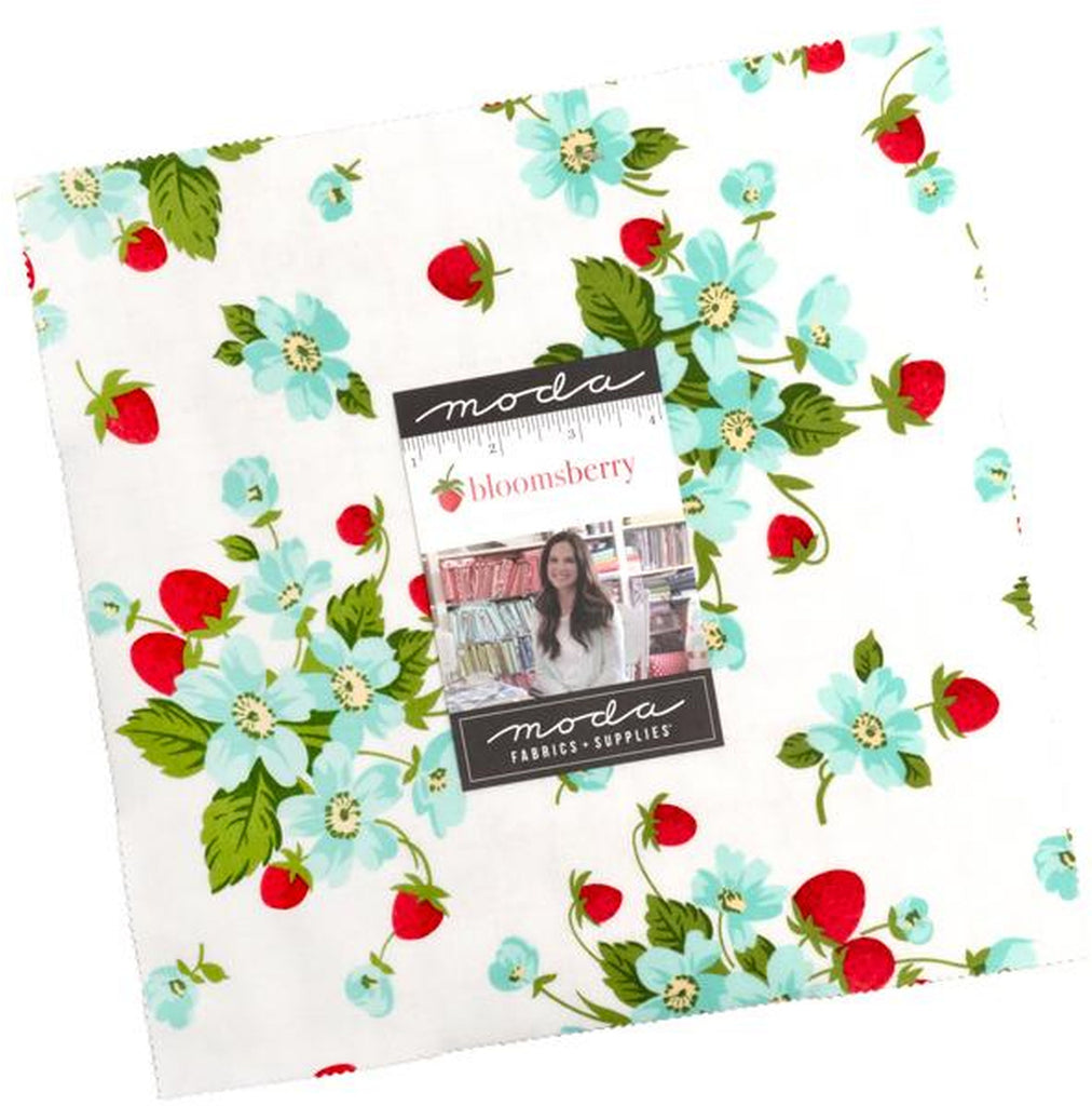 Bloomsberry Layer Cake by Camille Roskelley 100% Cotton 10-inch Precut Craft Fabric Squares (42 pcs)