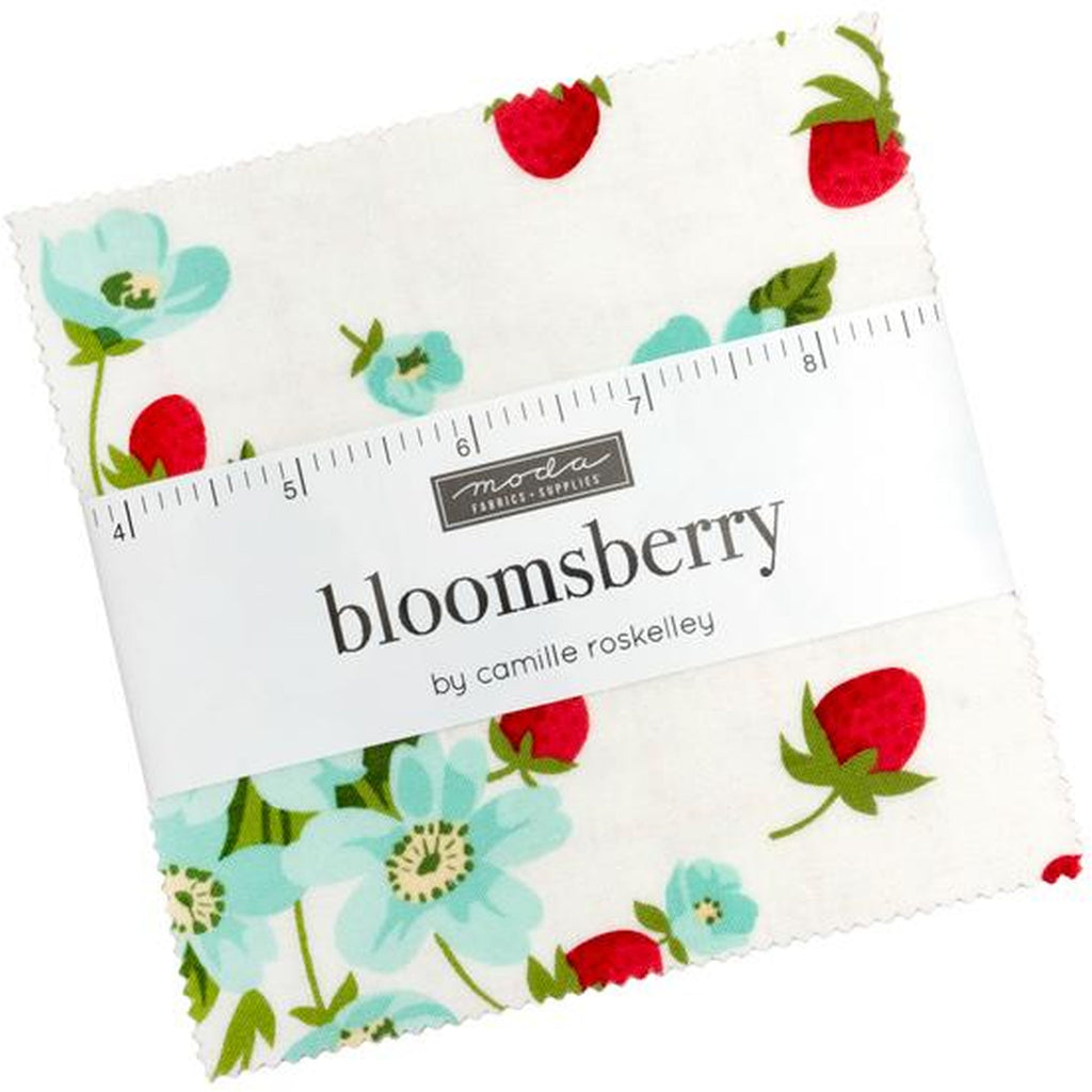 BLOOMSBERRY Charm Pack by Camille Roskelley 100% Cotton 5-inch Precut Fabric Squares (42 pcs)