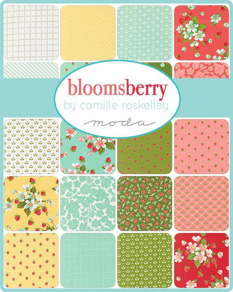 Bloomsberry Layer Cake by Camille Roskelley 100% Cotton 10-inch Precut Craft Fabric Squares (42 pcs)
