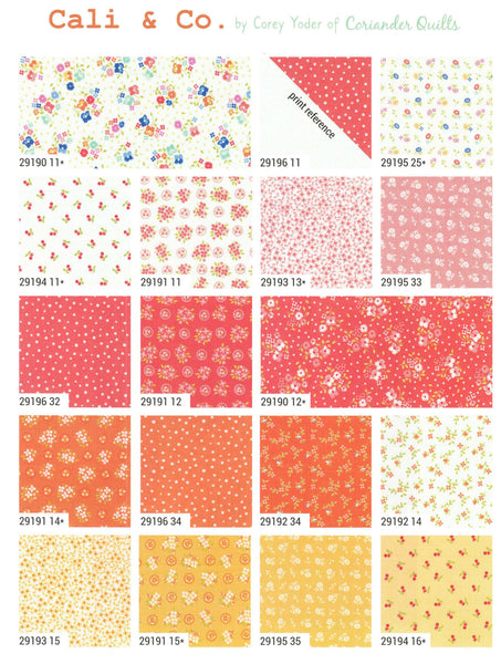 Cali & Co. Layer Cake 10-inch Precut Fabric Squares by Corey Yoder for Moda Fabrics (42 pcs)