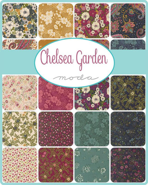 Chelsea Garden Charm Pack 5-inch Precut Fabric Squares by Moda Fabrics (42 pcs)