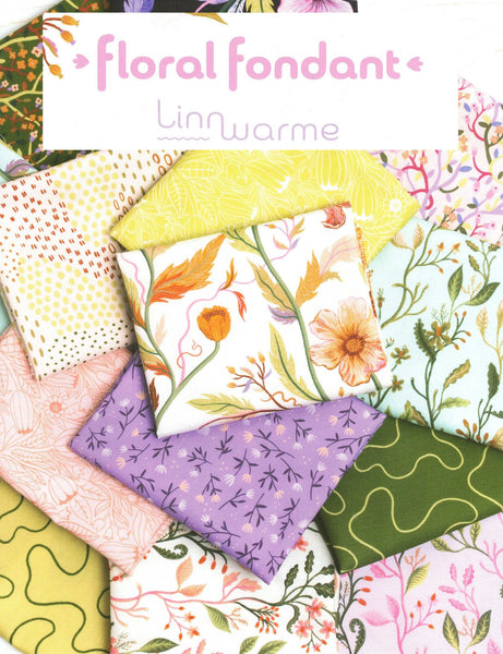 Floral Fondant Charm Pack 5-inch Precut Fabric Squares by Linn Warme for Moda Fabrics (42 pcs)