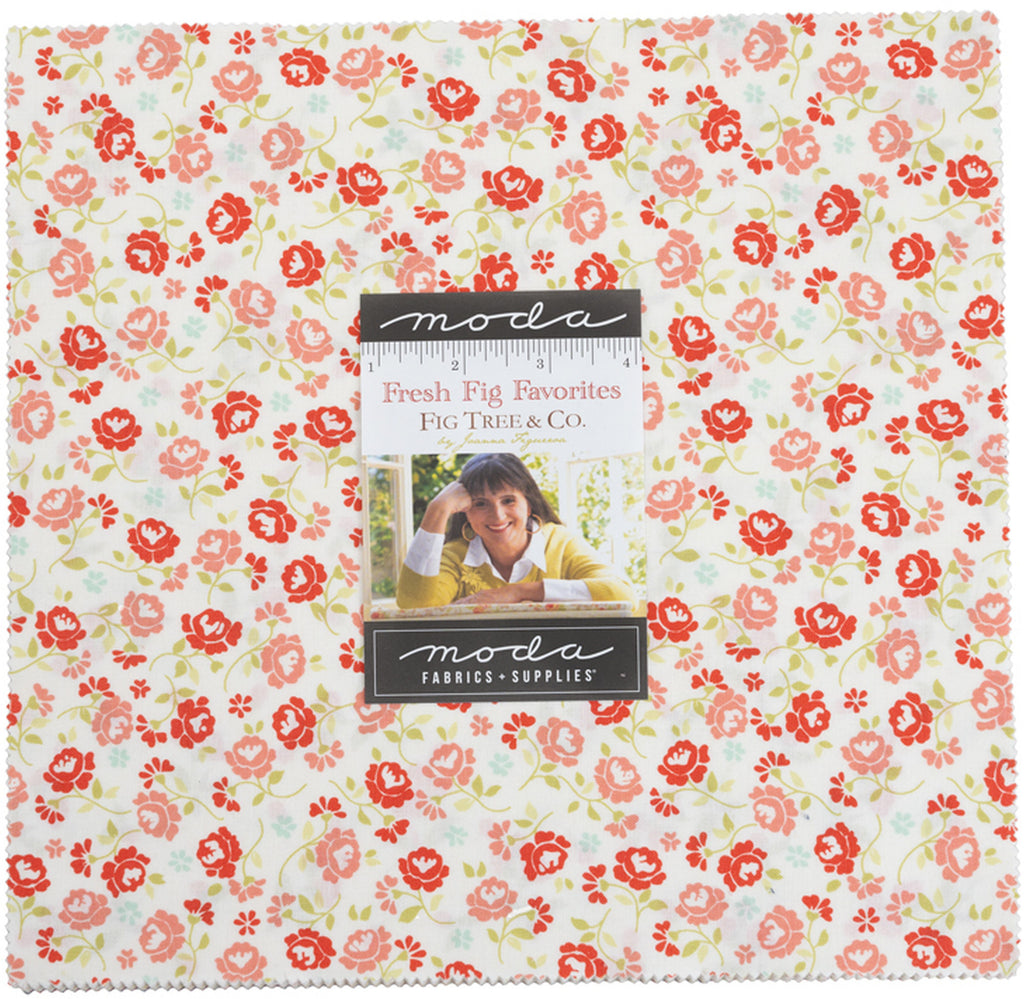 Fresh Fig Favorites Layer Cake 10-inch Precut Fabric Squares by Joanna Figueroa for Moda Fabrics (42 pcs)