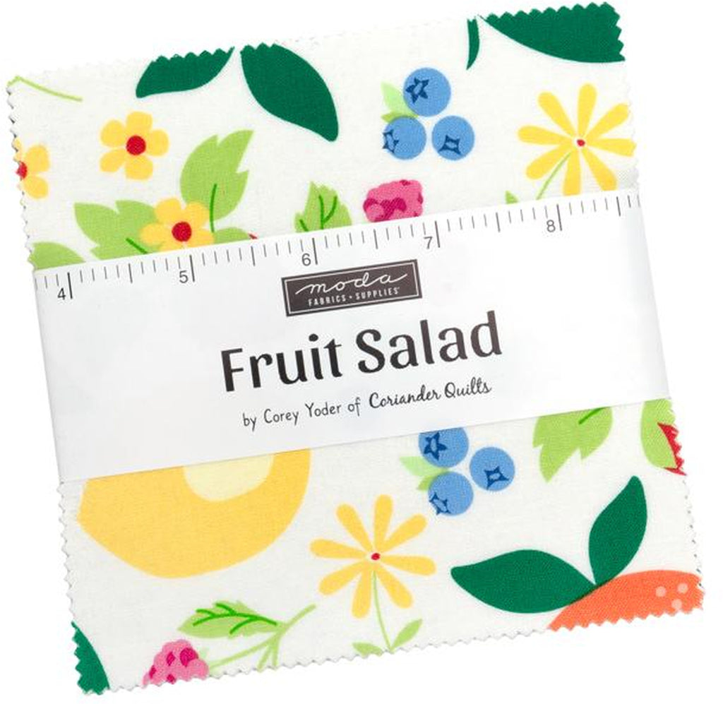 Fruit Salad Charm Pack 5-inch Precut Fabric Squares by Corey Yoder for Moda Fabrics (42 pcs)