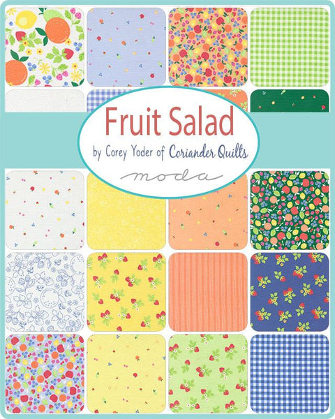 Fruit Salad Charm Pack 5-inch Precut Fabric Squares by Corey Yoder for Moda Fabrics (42 pcs)