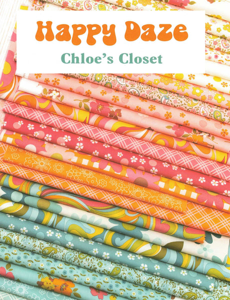 Happy Daze Layer Cake 10-inch Precut Fabric Squares by Chloe's Closet for Moda Fabrics (42 pcs)