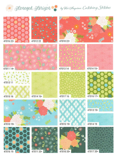 Honeyed Horizon Charm Pack 5-inch Precut Fabric Squares by Keri Anguiano for Moda Fabrics (42 pcs)