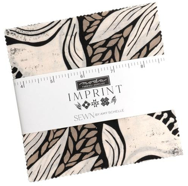 Moda Fabrics Imprint Charm Pack by Amy Schelle 5-inch Precut Fabric Craft Squares (42 pcs)