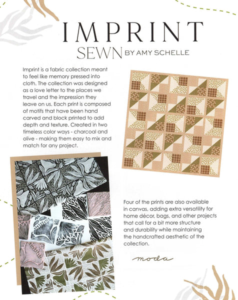 Moda Fabrics Imprint Charm Pack by Amy Schelle 5-inch Precut Fabric Craft Squares (42 pcs)