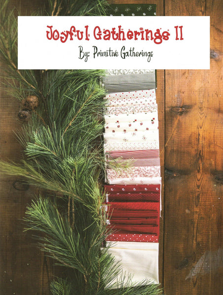 Joyful Gatherings II Charm Pack 5-inch Precut Fabric Squares by Primitive Gatherings for Moda Fabrics (42 pcs)