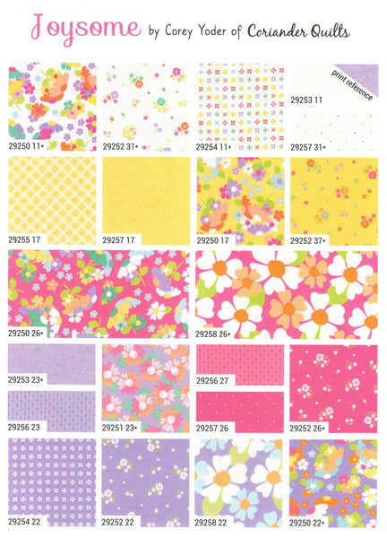 JOYSOME Jelly Roll by Corey Yoder 100% Cotton 2.5-inch x 44-inch Precut Craft Fabric Strips (40 pcs)