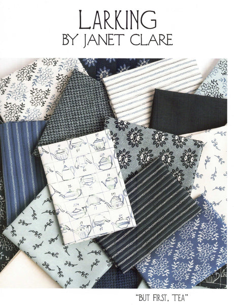 Larking Charm Pack 5-inch Precut Fabric Squares by Janet Clare for Moda Fabrics (42 pcs)