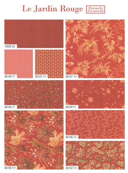 LE JARDIN ROGUE Layer Cake by French General 100% Cotton 10-inch Precut Craft Fabric Squares (42 pcs)