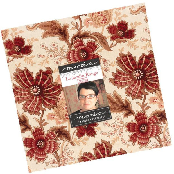 LE JARDIN ROGUE Layer Cake by French General 100% Cotton 10-inch Precut Craft Fabric Squares (42 pcs)