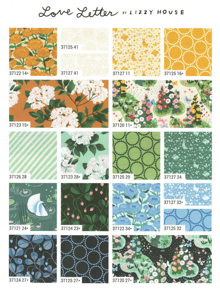Love Letter Layer Cake 10-inch Precut Fabric Squares by Lizzy House for Moda Fabrics (42 pcs)