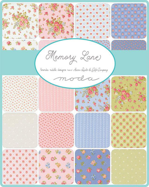 Memory Lane Layer Cake 10-inch Precut Fabric Squares by Brenda Riddle Designs for Moda Fabrics (42 pcs)