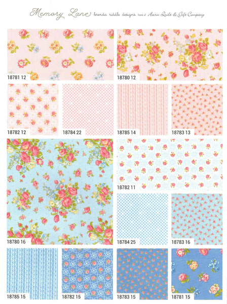 Memory Lane Layer Cake 10-inch Precut Fabric Squares by Brenda Riddle Designs for Moda Fabrics (42 pcs)
