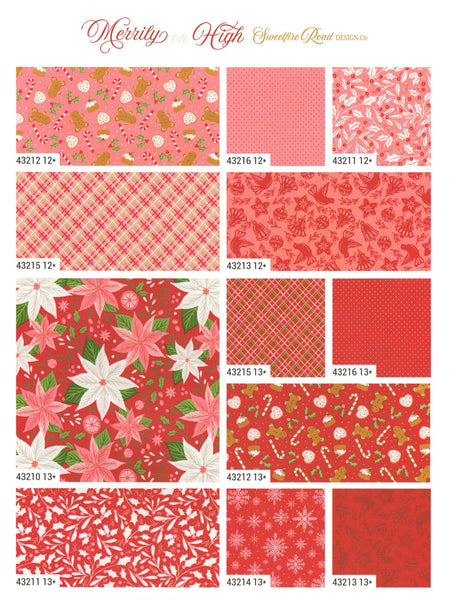 Merrily On High Charm Pack 5-inch Precut Fabric Squares by Sweetfire Road for Moda Fabrics (42 pcs)