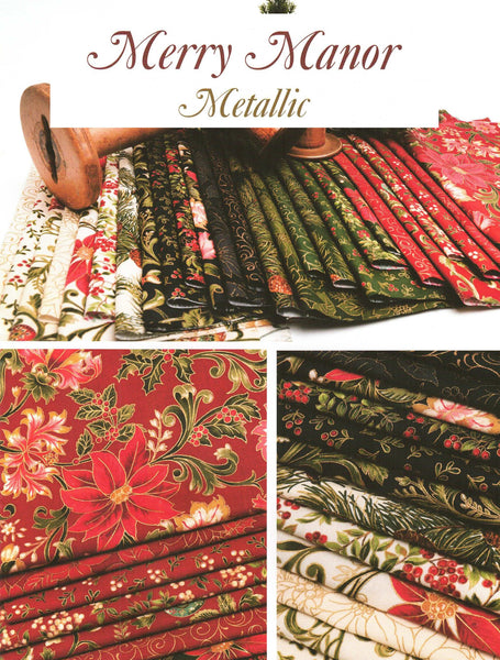 Merry Manor Charm Pack 5-inch Precut Fabric Squares by Moda Fabrics (42 pcs)