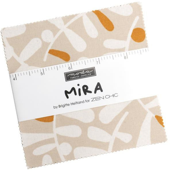 Mira Charm Pack 5-inch Precut Fabric Squares by Brigitte Heitland/Zen Chic for Moda Fabrics (42 pcs)