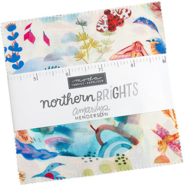 Northern Brights Charm Pack 5-inch Precut Fabric Squares by Amarilys Henderson for Moda Fabrics (42 pcs)