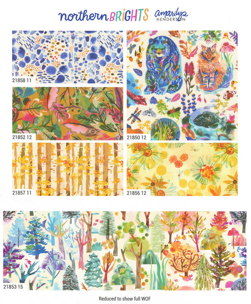Northern Brights Charm Pack 5-inch Precut Fabric Squares by Amarilys Henderson for Moda Fabrics (42 pcs)