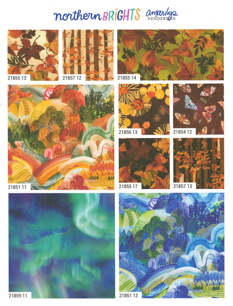 Northern Brights Charm Pack 5-inch Precut Fabric Squares by Amarilys Henderson for Moda Fabrics (42 pcs)
