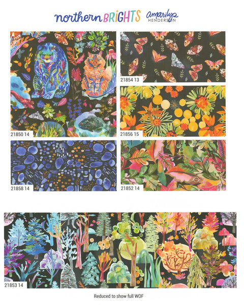Northern Brights Charm Pack 5-inch Precut Fabric Squares by Amarilys Henderson for Moda Fabrics (42 pcs)