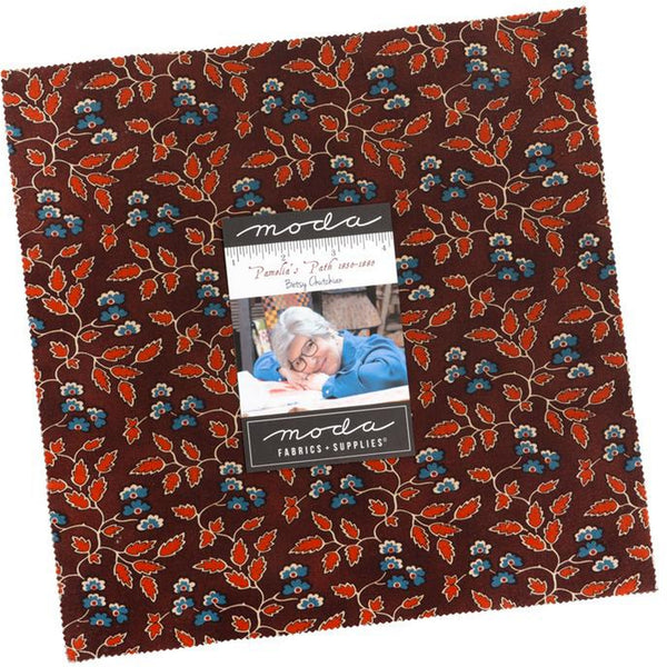 Pamelia's Path Layer Cake 10-inch Precut Fabric Squares by Betsy Chutchian for Moda Fabrics (42 pcs)