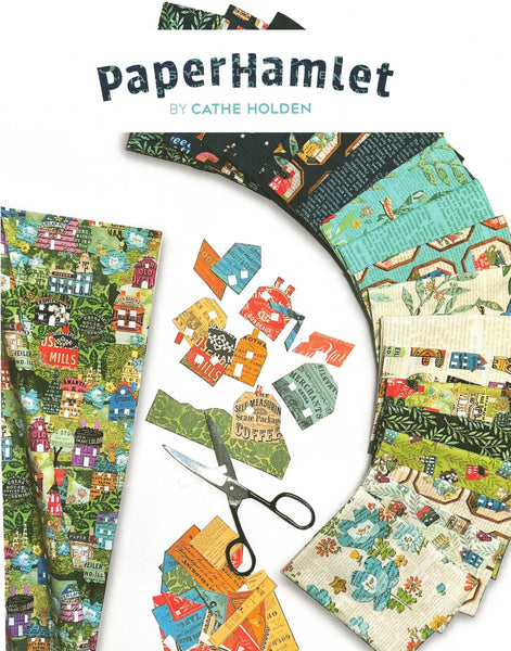 PAPER HAMLET Charm Pack by Cathe Holden 100% Cotton 5-inch Precut Fabric Craft Squares (42 pcs)