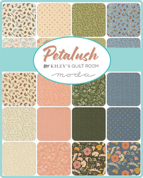 Moda Fabrics Petalush Charm Pack by Kiley's Quilt Room 5-inch Precut Fabric Squares (42 pcs)