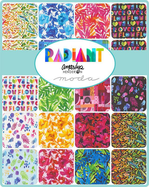 Radiant Charm Pack 5-inch Precut Fabric Squares by Amarilys Henderson for Moda Fabrics (42 pcs)