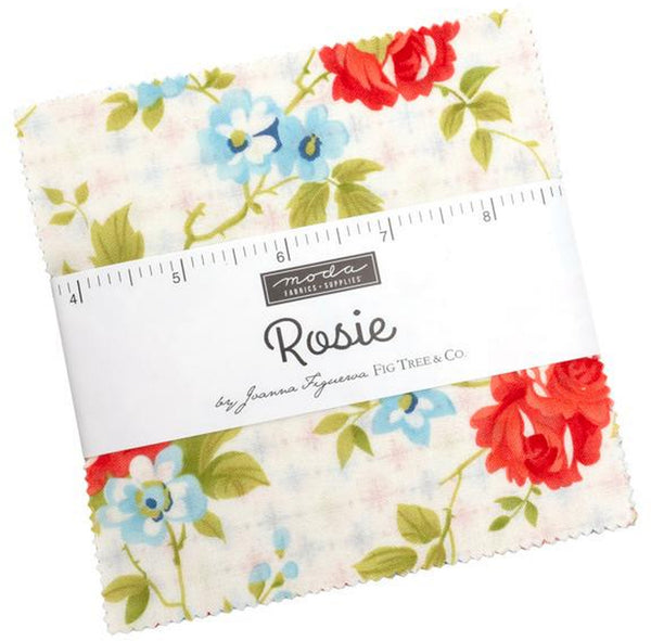 Rosie Charm Pack 5-inch Precut Fabric Squares by Joanna Figueroa for Moda Fabrics (42 pcs)