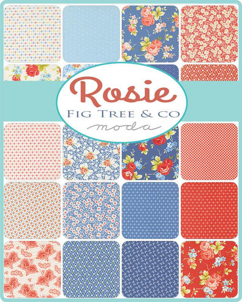 Rosie Charm Pack 5-inch Precut Fabric Squares by Joanna Figueroa for Moda Fabrics (42 pcs)