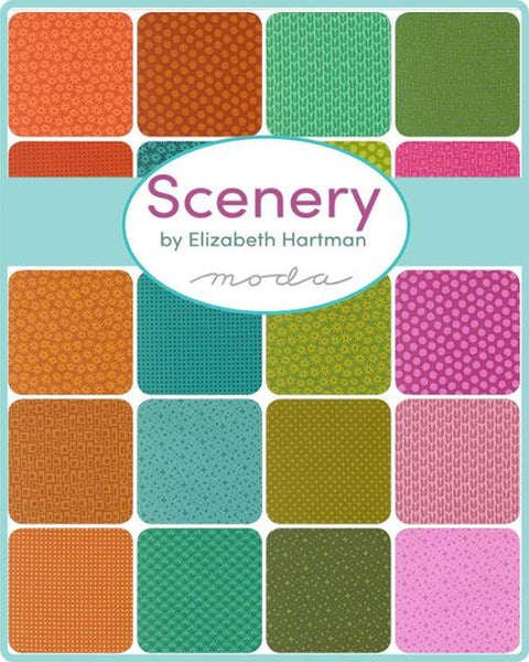 Scenery Charm Pack 5-inch Precut Fabric Squares by Elizabeth Hartman for Moda Fabrics (42 pcs)