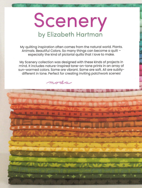 Scenery Charm Pack 5-inch Precut Fabric Squares by Elizabeth Hartman for Moda Fabrics (42 pcs)