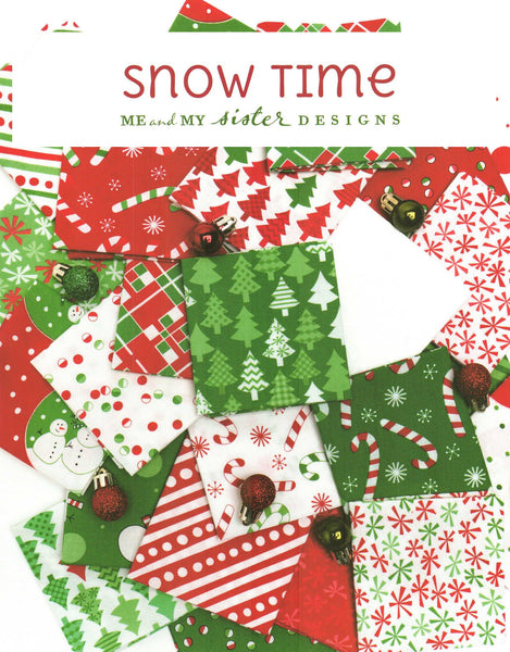 Snow Time Charm Pack 5-inch Precut Fabric Squares by Me & My Sister Designs for Moda Fabrics (42 pcs)