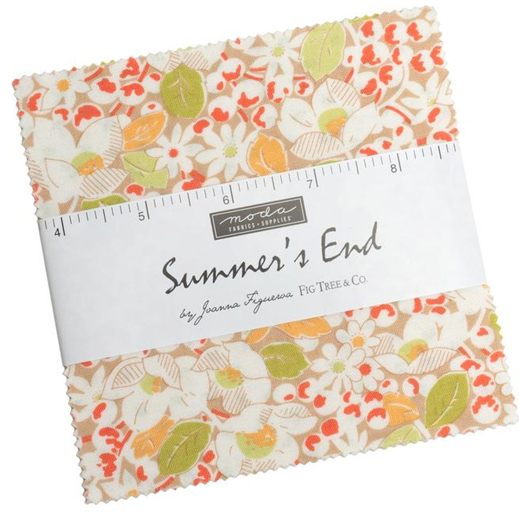 Summer's End Charm Pack 5-inch Precut Fabric Squares by Joanna Figueroa for Moda Fabrics (42 pcs)