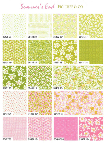 Summer's End Charm Pack 5-inch Precut Fabric Squares by Joanna Figueroa for Moda Fabrics (42 pcs)