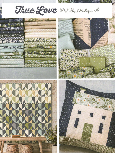 True Love Charm Pack 5-inch Precut Fabric Squares by Lella Boutique for Moda Fabrics (42 pcs)