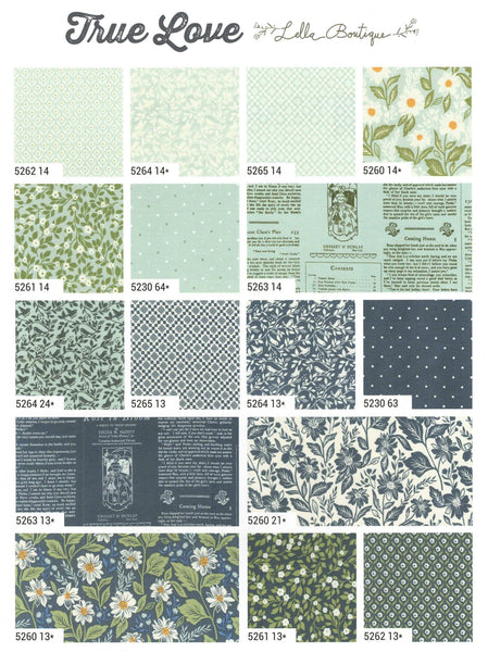 True Love Layer Cake 10-inch Precut Fabric Squares by Lella Boutique for Moda Fabrics (42 pcs)