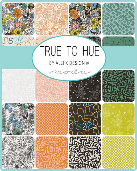 True To Hue Charm Pack 5-inch Precut Fabric Squares by Alli K Designs for Moda Fabrics (42 pcs)