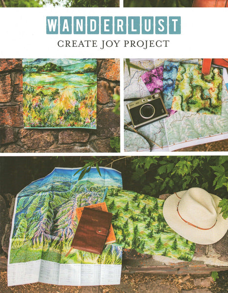 WANDERLUST Charm Pack by Create Joy Project 100% Cotton 5-inch Precut Fabric Squares (42 pcs)