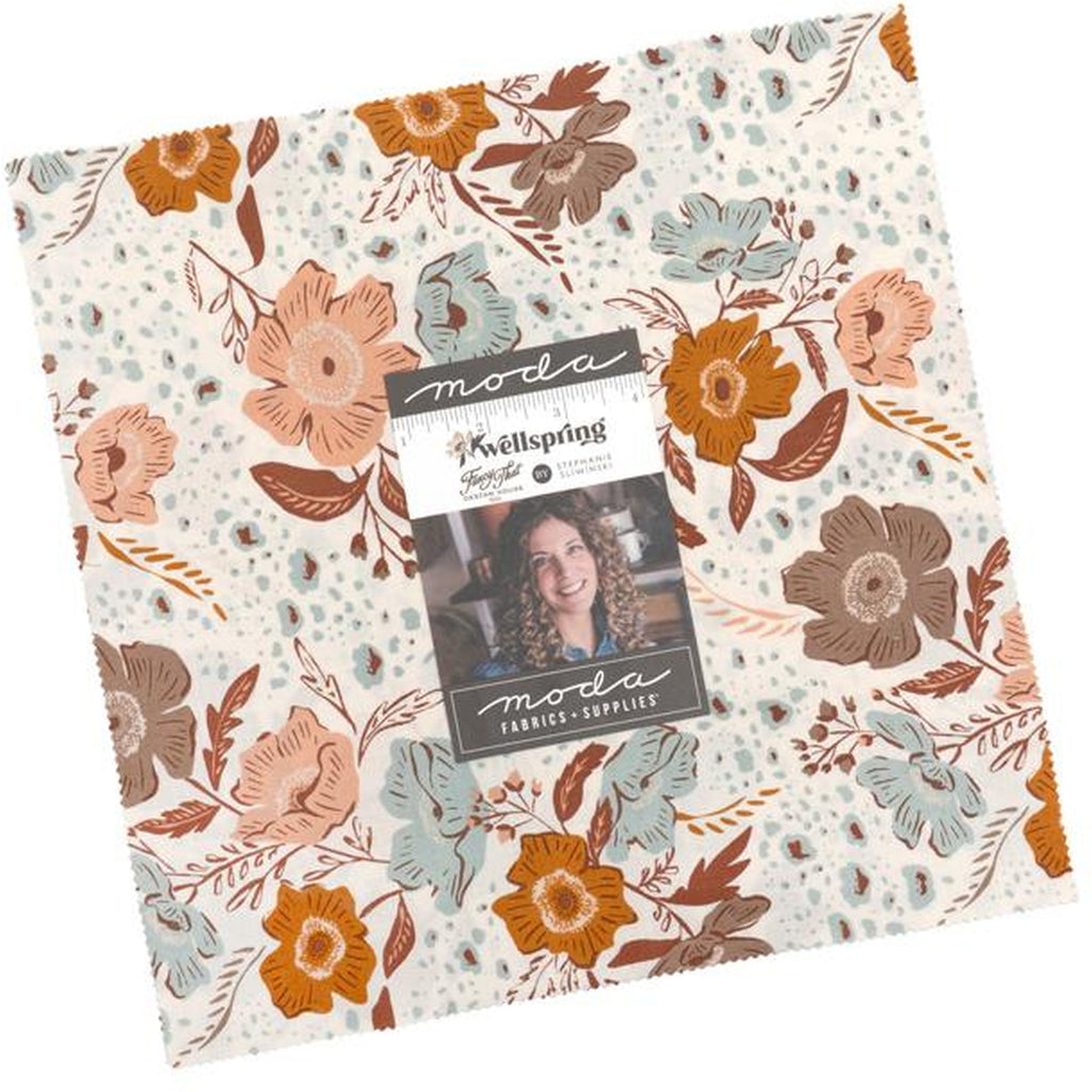 Wellspring Layer Cake by Stephanie Sliwinski 100% Cotton 10-inch Precut Craft Fabric Squares (42 pcs)