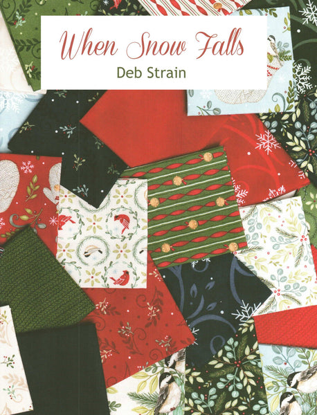 When Snow Falls Charm Pack 5-inch Precut Fabric Squares by Deb Strain for Moda Fabrics (42 pcs)